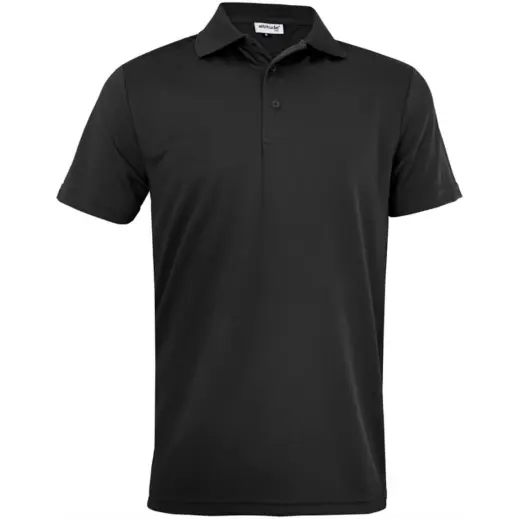 Mens Pro Golf Shirt Black Front